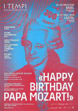 I Tempi Kammerorchester, Bach, «Happy Birthday Papa Mozart!»