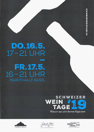 Schweizer Weintage '19, Winzer aus den besten Regionen, Markthalle Basel