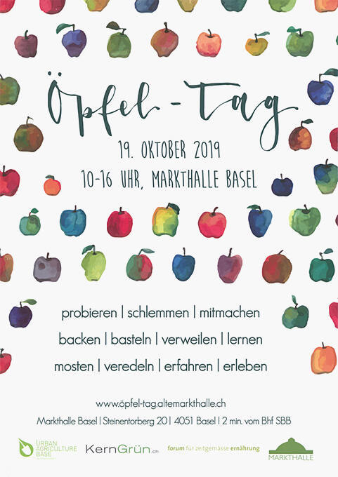 Öpfel-Tag, Markthalle Basel