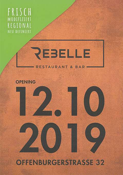 12.10.2019, Rebelle