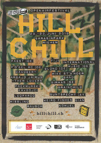 HillChill, Open Air Festival, Sarasinpark Basel