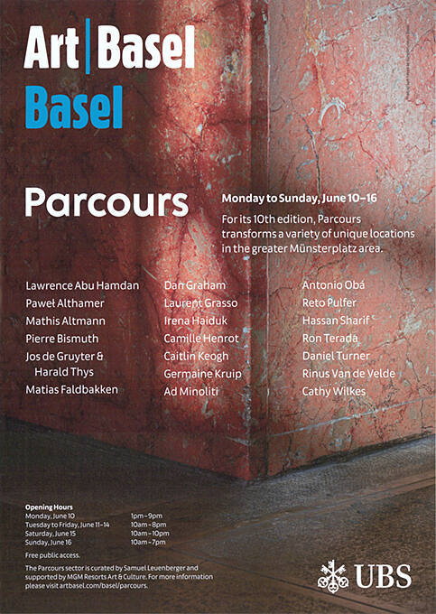 Art Basel, Parcours