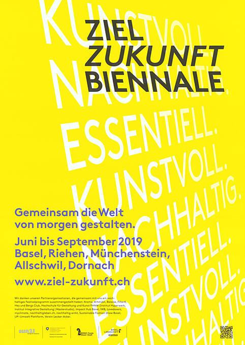 Ziel Zukunft, Biennale, Gemeinsam die Welt von Morgen gestalten.