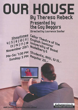 Our House, Theresa Rebeck, Cellar Theatre of the English Seminar