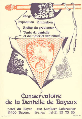 Stage, Exposition, Animation, Atelier de production, Vente de dentelle et de matériel dentellier, Hôtel du Doyen