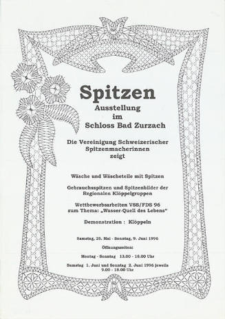 Spitzen, Ausstellung im Schloss Bad Zurzach