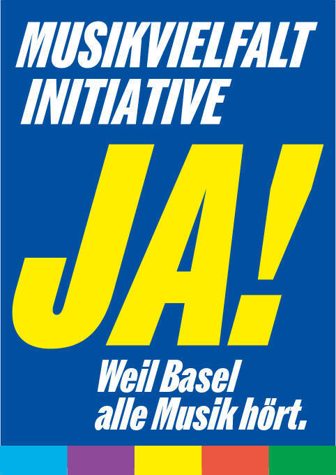 Musikvielfalt Initiative Ja! Weil Basel alle Musik hört.