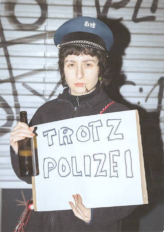 [Ich gehe an den 1. Mai…] trotz Polizei