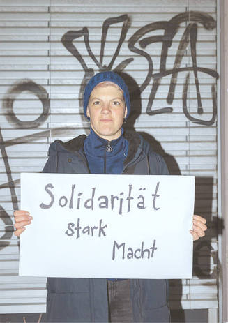 [Ich gehe an den 1. Mai…] [weil] Solidarität stark Macht