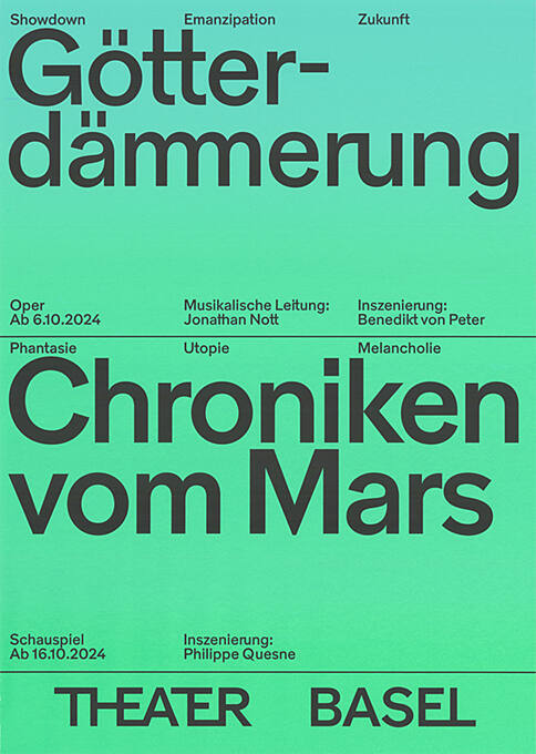 Götterdämmerung, Chroniken vom Mars, Theater Basel