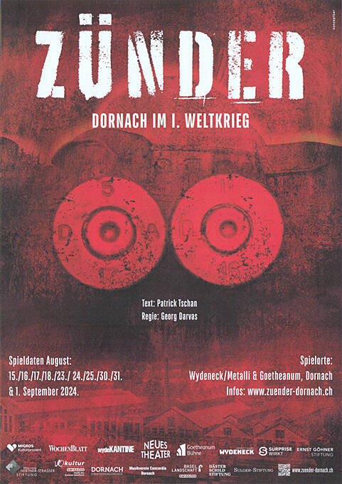 Zünder, Dornach im I. Weltkrieg, Wydeneck/Metalli & Goetheanum Dornach