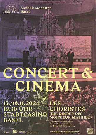 Concert & Cinema, Les Choristes, Sinfonieorchester Basel