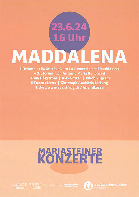 Maddalena, Mariasteiner Konzerte