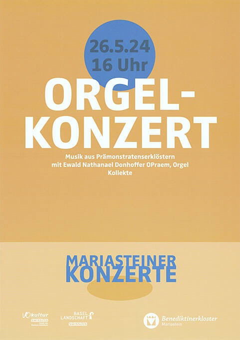 Orgelkonzert, Mariasteiner Konzerte