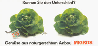 Kennen Sie den Unterschied? Gemüse aus naturgerechtem Anbau. Migros