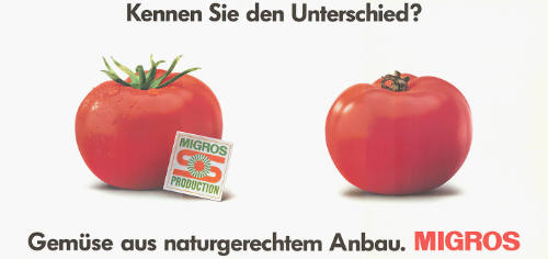 Kennen Sie den Unterschied? Gemüse aus naturgerechtem Anbau. Migros