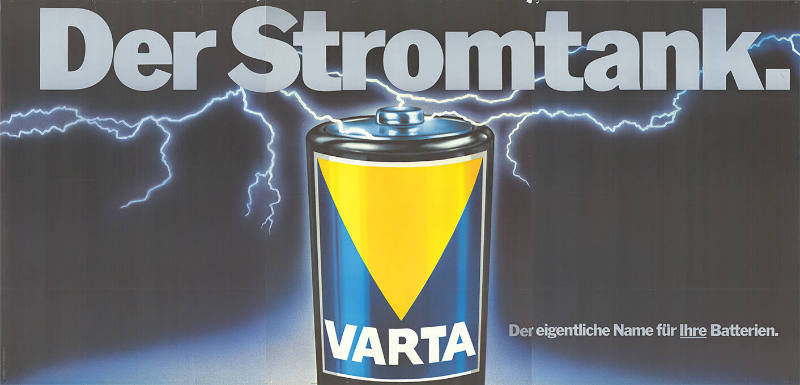 Der Stromtank. Varta
