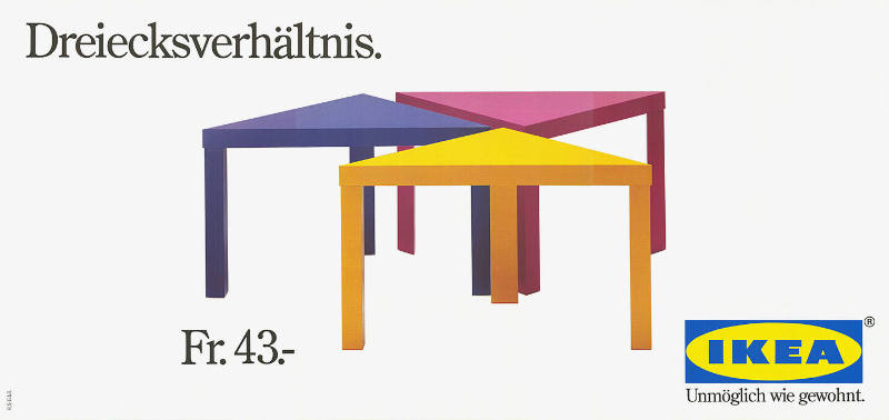 Dreiecksverhältnis. IKEA