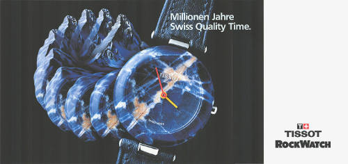 Milionen Jahre Swiss Quality Time. Tissot Rock Watch
