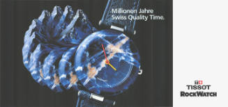 Milionen Jahre Swiss Quality Time. Tissot Rock Watch
