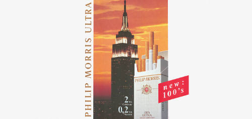 Philip Morris Ultra, New: 100’s