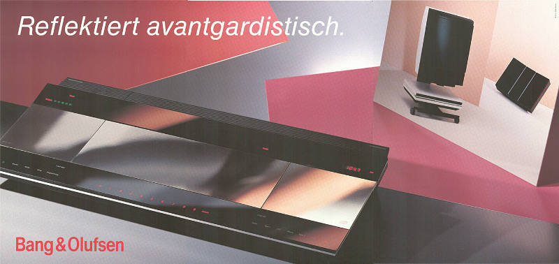 Reflektiert avantgardistisch. Bang & Olufsen