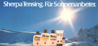 Sherpa Tensing. Für Sonnenanbeter.