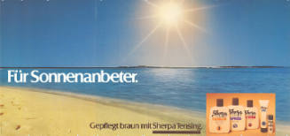 Für Sonnenanbeter. Gepflegt braun mit Sherpa Tensing.