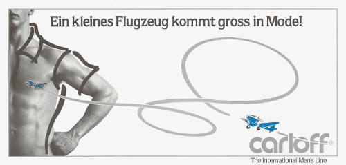 Ein kleines Flugzeug kommt gross in Mode! Carloff