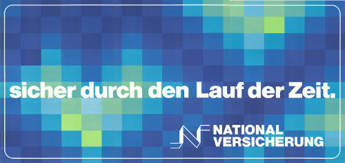 Sicher durch den Lauf der Zeit. National Versicherung