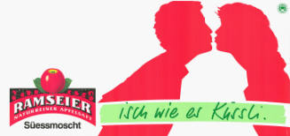 Ramseier Süessmoscht, isch wie es Küssli.