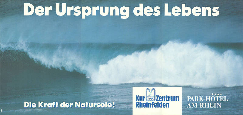 Der Ursprung des Lebens, Die Kraft der Natursole! Kurzentrum Rheinfelden, Schweizer Heilbad, Park-Hotel am Rhein