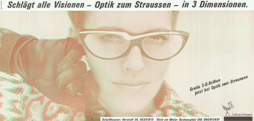 Schlägt alle Visionen – Optik zum Straussen – in 3 Dimensionen.