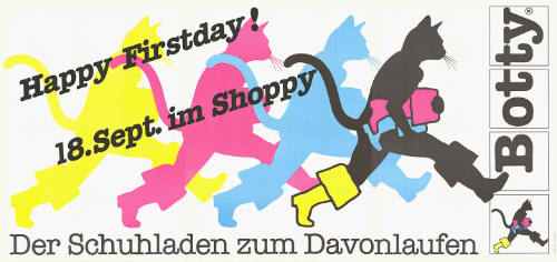 Happy Firstday! 18. Sept. im Shoppy, Botty, Der Schuhladen zum Davonlaufen