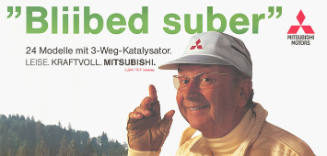 “Bliibed suber”, Mitsubishi Motors