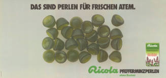 Das sind Perlen für frischen Atem. Ricola, Pfefferminzperlen