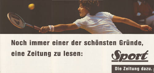 Noch immer einer der schönsten Gründe, eine Zeitung zu lesen: Sport