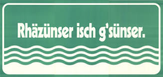 Rhäzünser isch g’sünser.