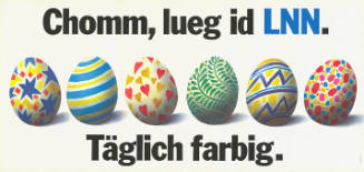Chomm, lueg id LNN. Täglich farbig.