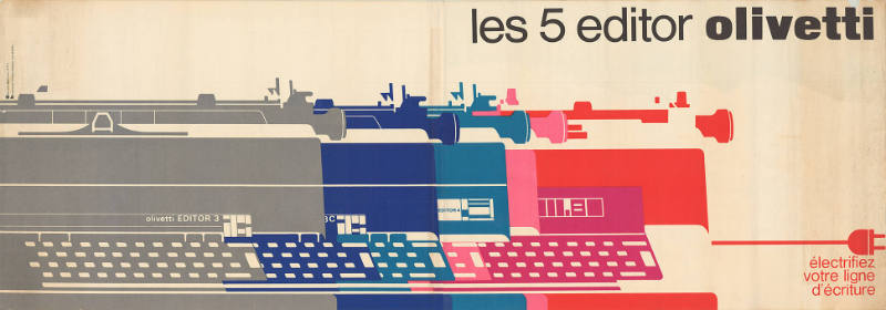 Les 5 editor Olivetti, Électrifiez votre ligne d’écriture