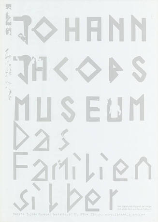 Das Familiensilber, Johann Jacobs Museum