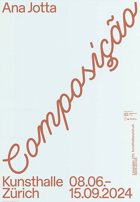 Ana Jotta, Composição, Kunsthalle Zürich