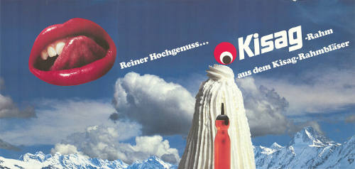 Reiner Hochgenuss…, Kisag-Rahm aus dem Kisag-Rahmbläser