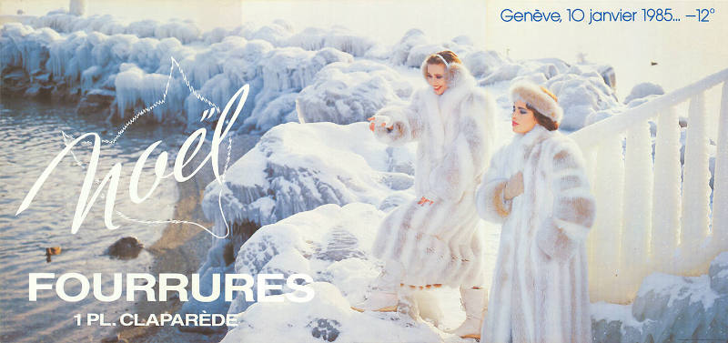Noël, fourrures
