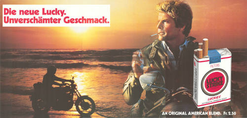 Die neue Lucky. Unverschämter Geschmack. Lucky Strike
