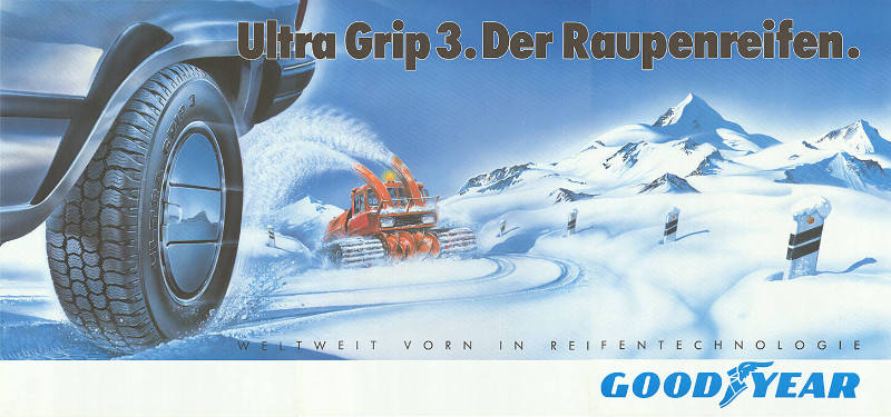 Ultra Grip 3. Der Raupenreifen. Goodyear