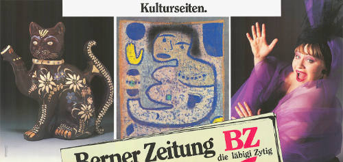 Kulturseiten. Berner Zeitung BZ, die läbigi Zytig