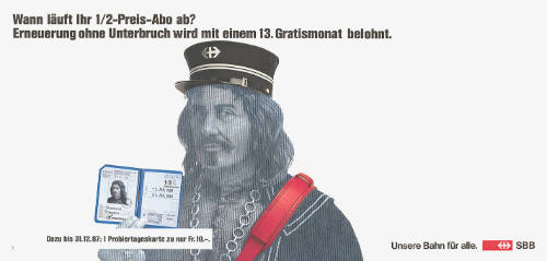 Wann läuft Ihr ½-Preis-Abo ab? Erneuerung ohne Unterbruch wird mit einem 13. Gratismonat belohnt. Unsere Bahn für alle. SBB