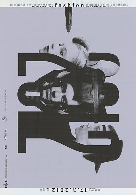 Fashion, Graduate Show, Kaserne Basel, Institute for Fashion Design Basel