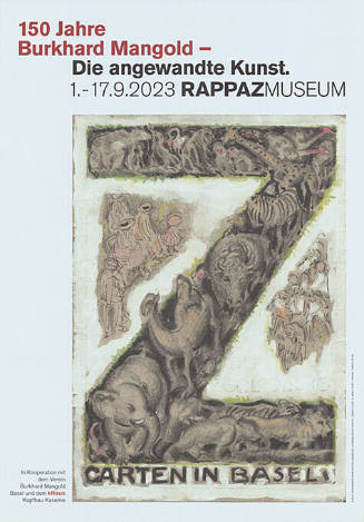 150 Jahre Burkhard Mangold – Die angewandte Kunst, Rappaz Museum